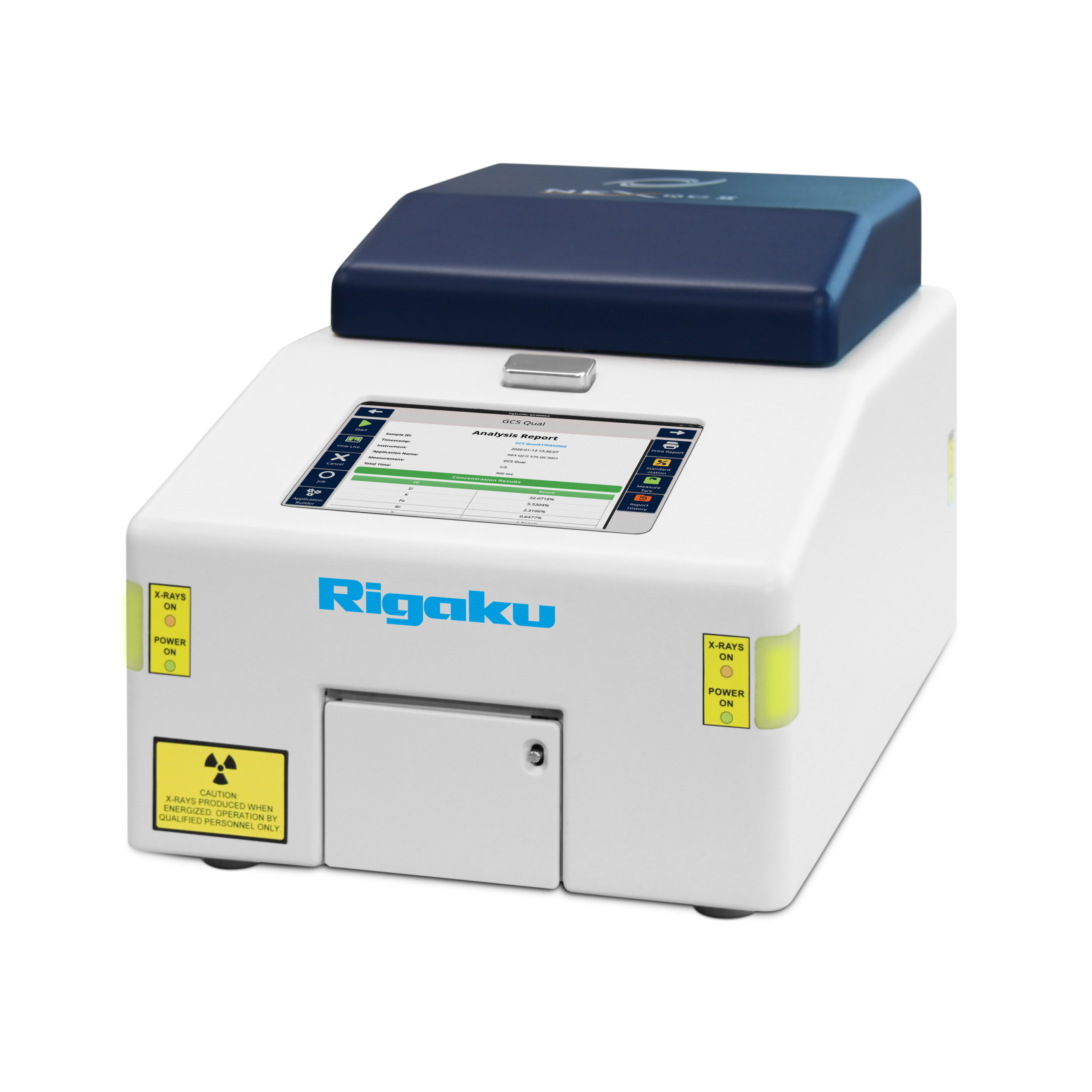 Rigaku NEX QC II benchtop EDXRF spectrometer for elemental analysis