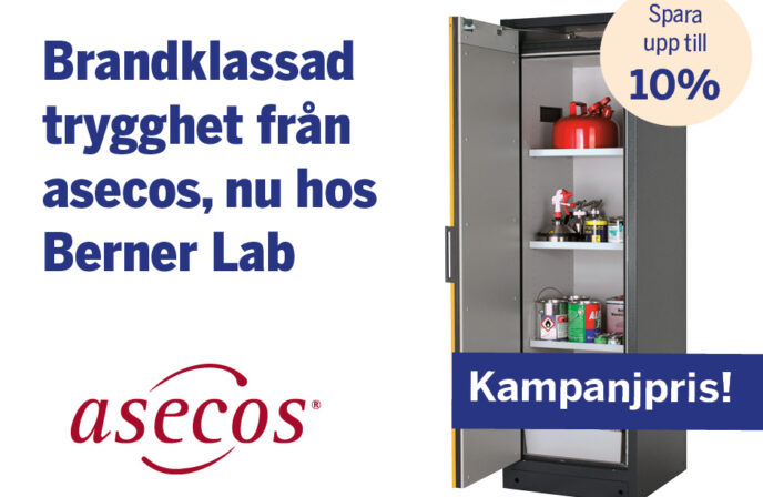 asecos skåp Berner Lab
